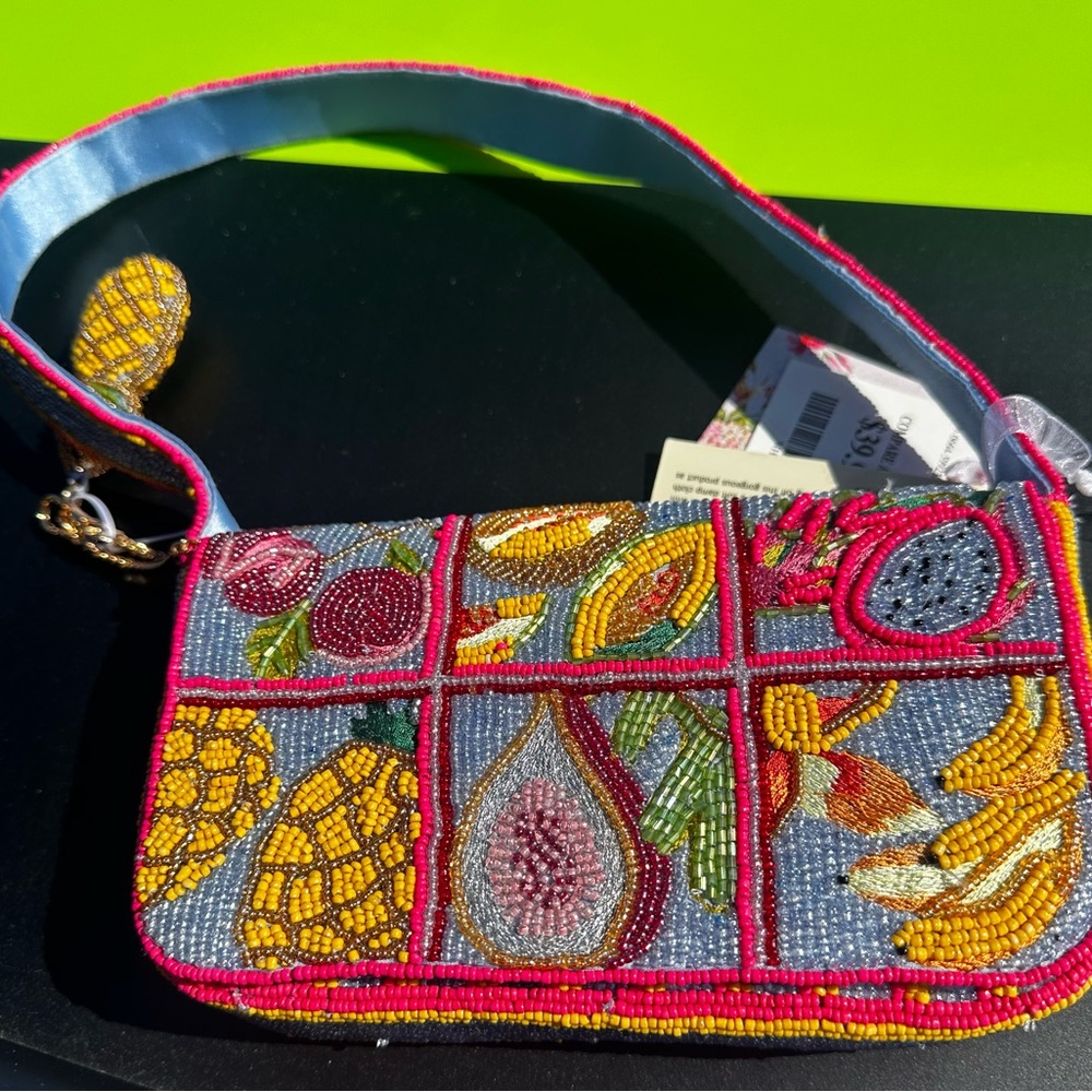 Colorful Beaded Women's Bag